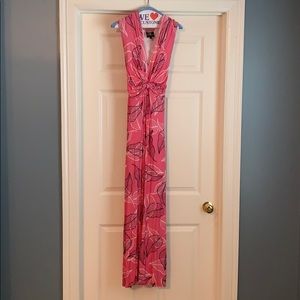 Madderson London pink maternity maxi dress